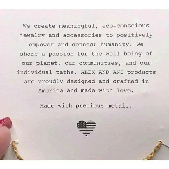 Alex and Ani Precious Threads Expandable Orchard Braid 14kt Gold Plated Necklace - Picture 5 of 6